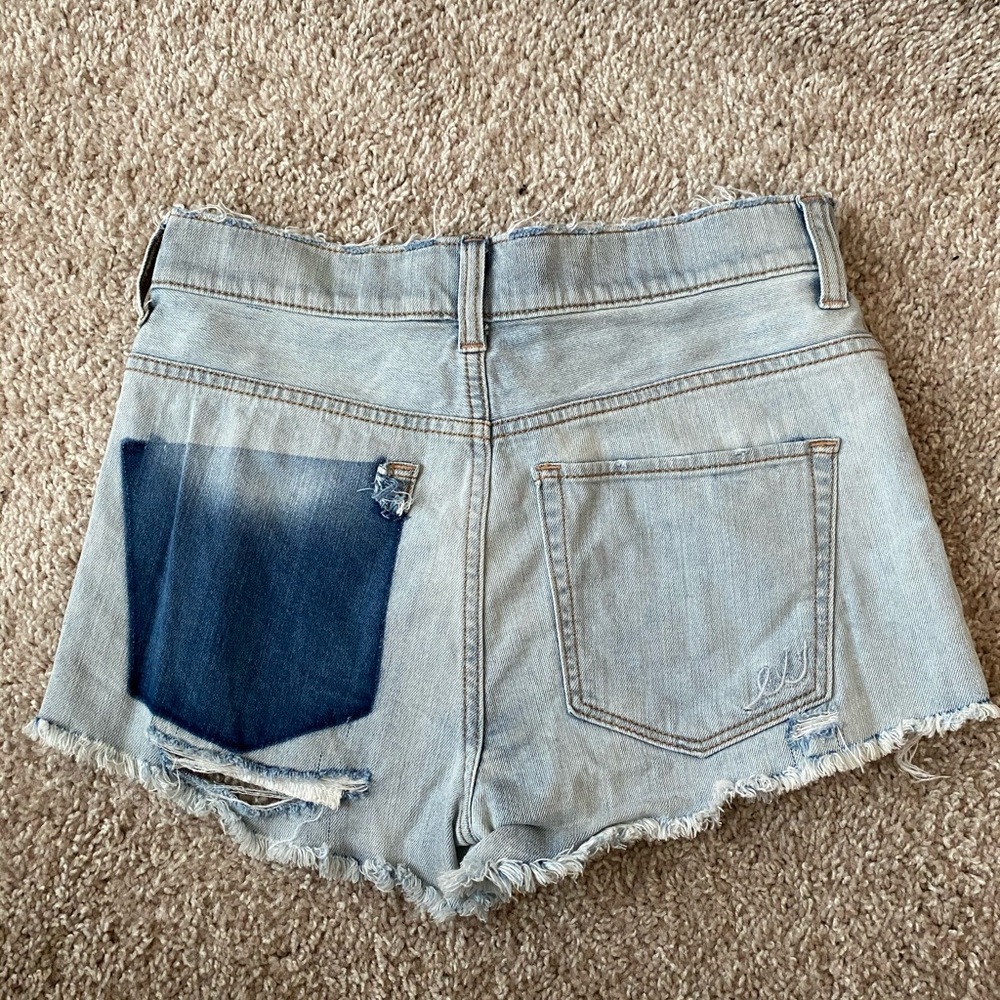 Express High Rise Jean Shorts - Picture 2 of 2